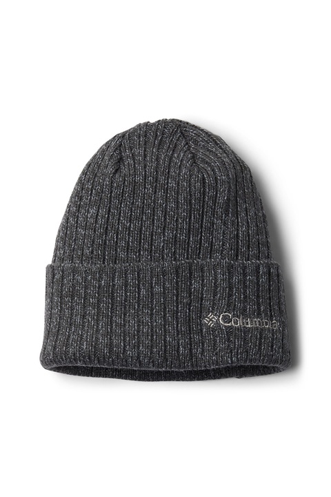 Columbia, Caciula striata cu logo Watch, Gri inchis