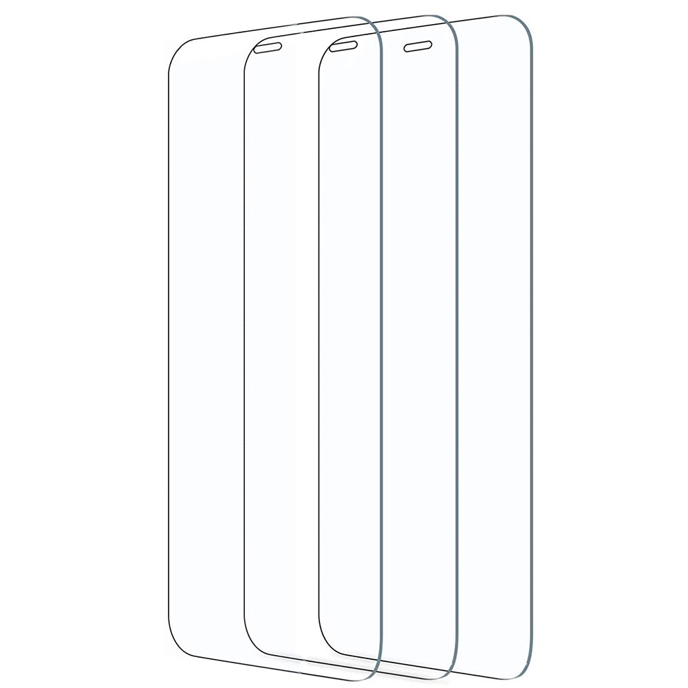 Set 3 Folie de protectie tempered glass iPhone 12/iPhone 12 pro, 0.33mm, 6.1