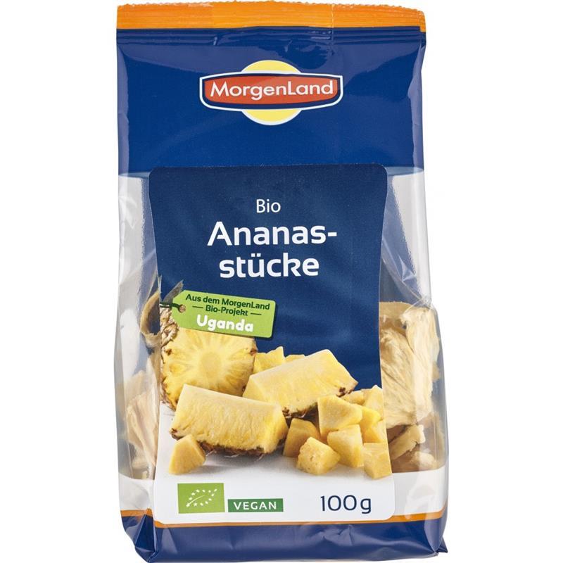 Ananas Bucati Uscat Bio 100 grame MorgenLand