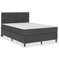 pat tip continental cu saltea cu arcuri si topper saltea vidaxl tesatura 180 x 200 cm gri inchis imagen 52_0_
0
