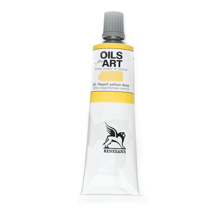 Olajszín, Renesans OILS for ART, 60ml, 06 Nápoly Yellow Deep