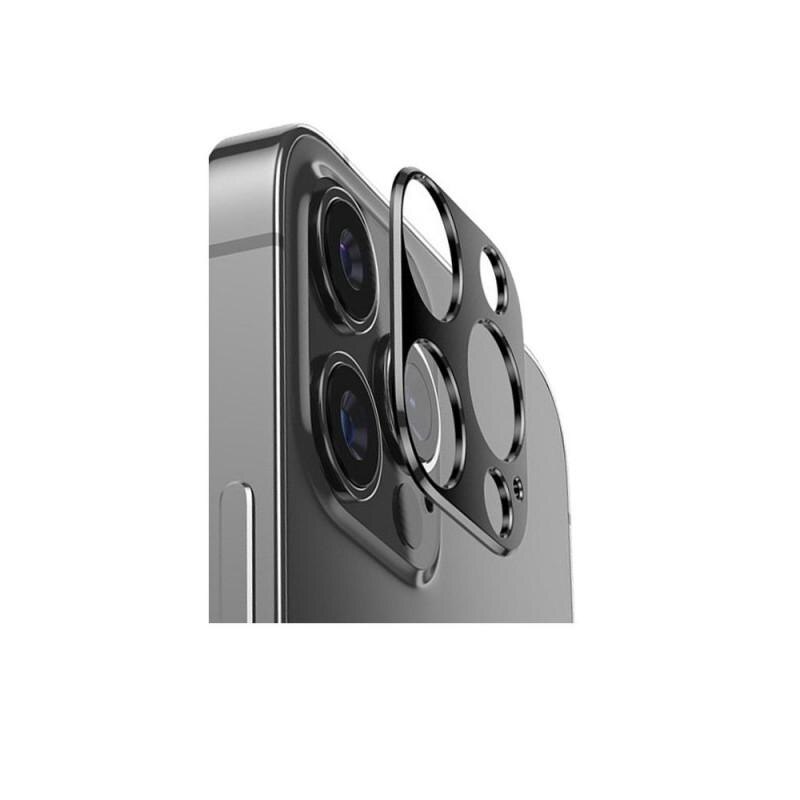 Rama protectie camera foto HOFI Metal Styling pentru iPhone 12 Pro Max Black