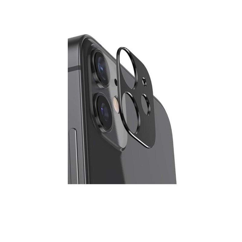 Rama protectie camera foto HOFI Metal Styling pentru iPhone 12 Mini Black