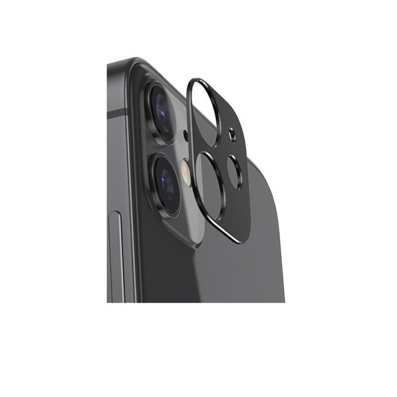Rama protectie camera foto HOFI Metal Styling pentru iPhone 12 Black
