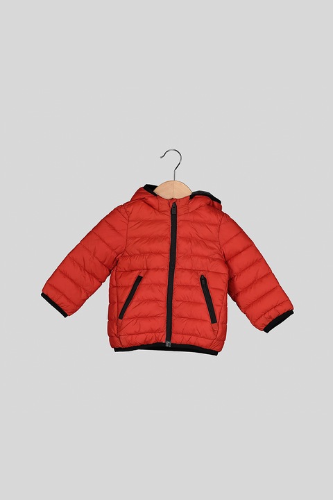 OVS, Geaca cu gluga si aspect matlasat, Portocaliu stins, 80 CM