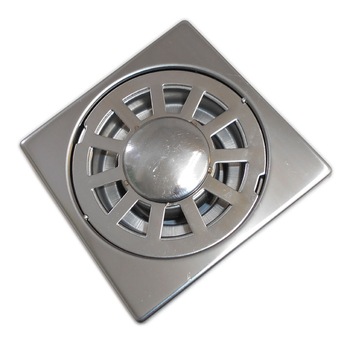 Sifon Pardoseala Cu gratar, 9 cm, Material Inox Sifon Pardoseala Cu gratar, 9 cm, Material Inox