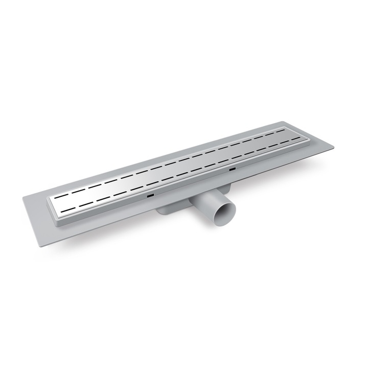 Rigola dus Classic MTS 9307 - 40 cm Autobahn M07 cu scurgere inox si sifon iesire 50 mm