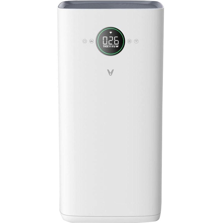 Viomi Smart Air légtisztító, Wi-Fi App, CADR 500m3 / h, UV lámpa, szúnyog elleni funkció, hőmérséklet érzékelő, fehér