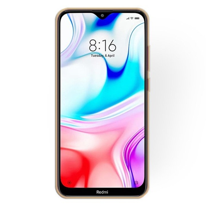 Калъф за телефон Xiaomi Redmi Note 9 / Xiaomi Redmi 10X 4G - Златен блестящ кейс