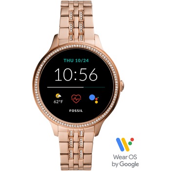 Ceas smartwatch Fossil FTW6073, Stainless Steel, Rose Gold Ceas smartwatch Fossil FTW6073, Stainless Steel, Rose Gold