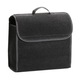 Organizator pentru portbagaj cu velcro, Cartrend, din poliester, antiderapant, negru, 36x29x4 cm