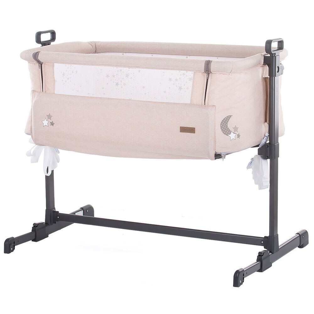 Patut Co-Sleeper Chipolino Close To Me beige printed stars inside 105 x 70 x 86 cm