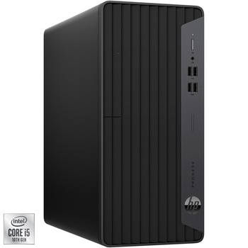 Sistem Desktop PC HP 400 G7 MT cu procesor Intel® Core™ i5-10500 pana la 4.50 GHz, Comet Lake, 8GB DDR4, 256GB SSD, DVD-RW, Intel® UHD Graphics 630, Windows 10 Pro Sistem Desktop PC HP 400 G7 MT cu procesor Intel® Core™ i5-10500 pana la 4.50 GHz, Comet Lake, 8GB DDR4, 256GB SSD, DVD-RW, Intel® UHD Graphics 630, Windows 10 Pro