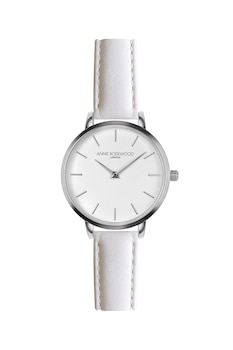 annie rosewood ceas quartz cu o curea de piele argintiualb prafuit imagen 23_0_
0