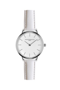 annie rosewood ceas quartz cu o curea de piele argintiualb prafuit imagen 23_0_
0