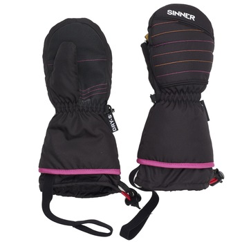 Manusi schi copii, Sinner, Stratton Junior, Negru, 7-8 ani Manusi schi copii, Sinner, Stratton Junior, Negru, 7-8 ani