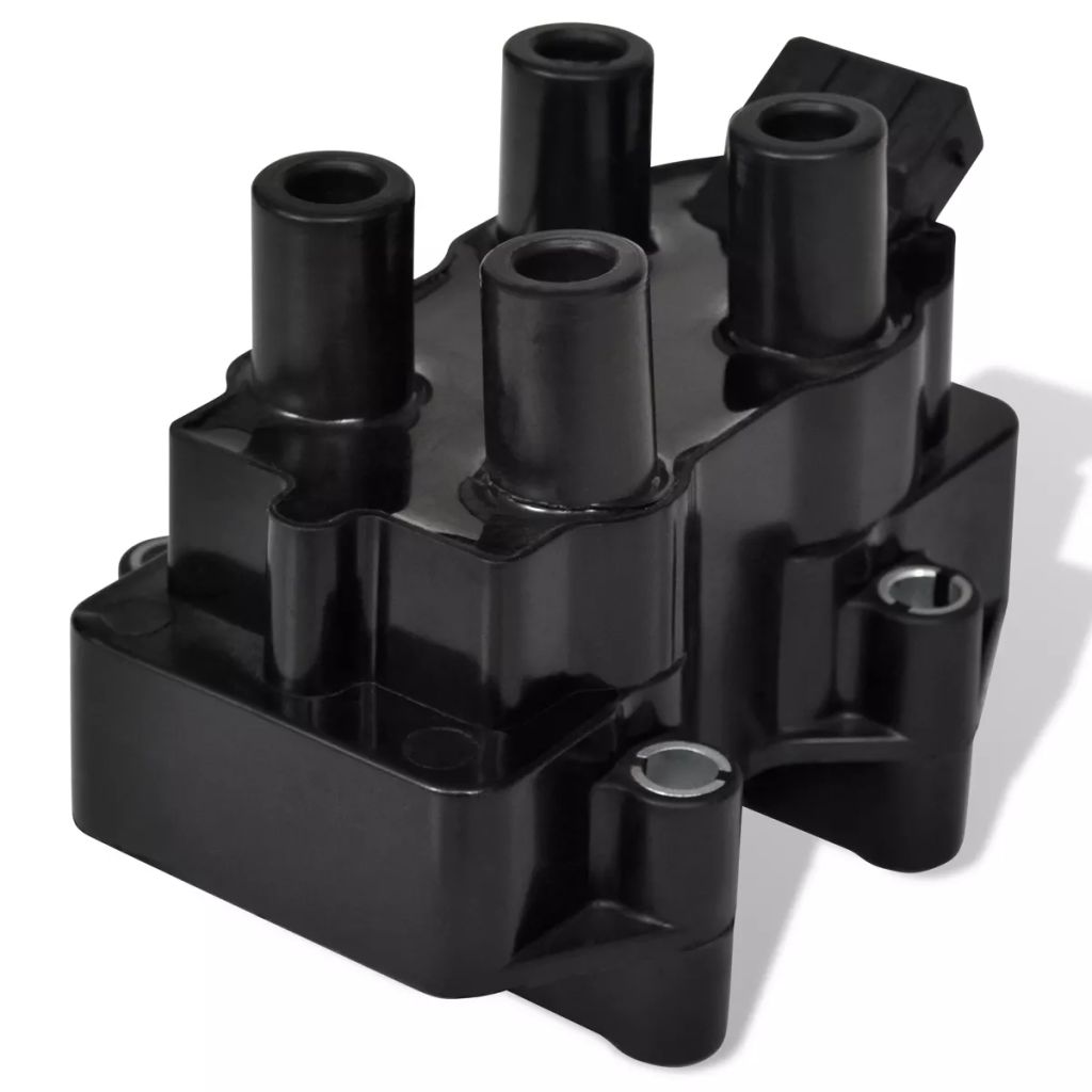 Bobina de inductie compatibila cu Opel, Fiat cu 4 pini, vidaXL, PBT, Negru