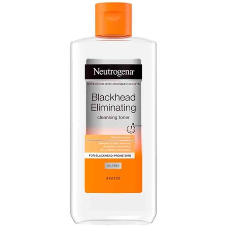Lotiune Tonica impotriva punctelor negre cu acid salicilic, Neutrogena Blackhead Eliminating, 200 ml