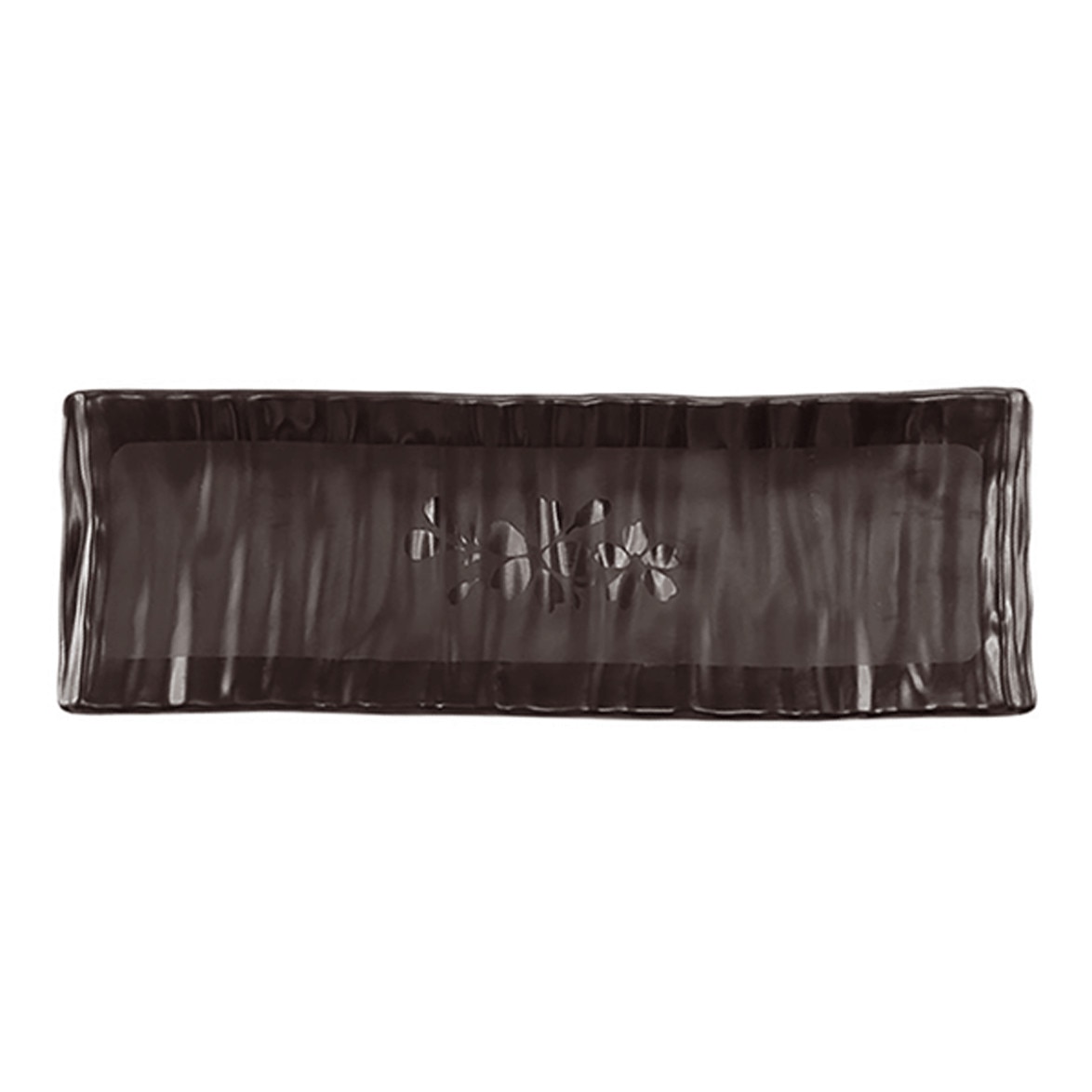 Platou melamina RAKI SHIBUI dreptunghiular pentru sushi 33x10xh2,4cm