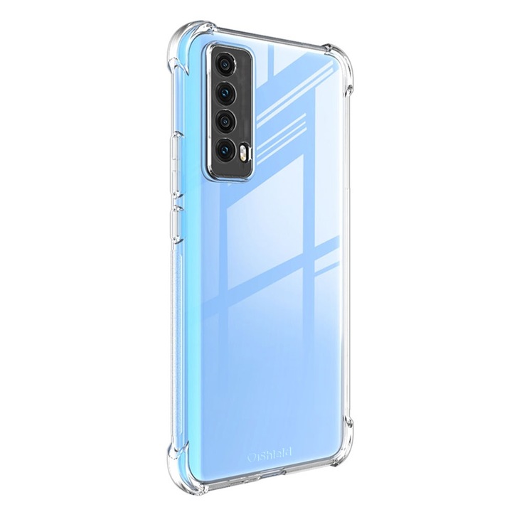 Кейс iShield®, За Huawei P Smart 2021, AntiDrop ъгли, TPU силикон, Безцветен