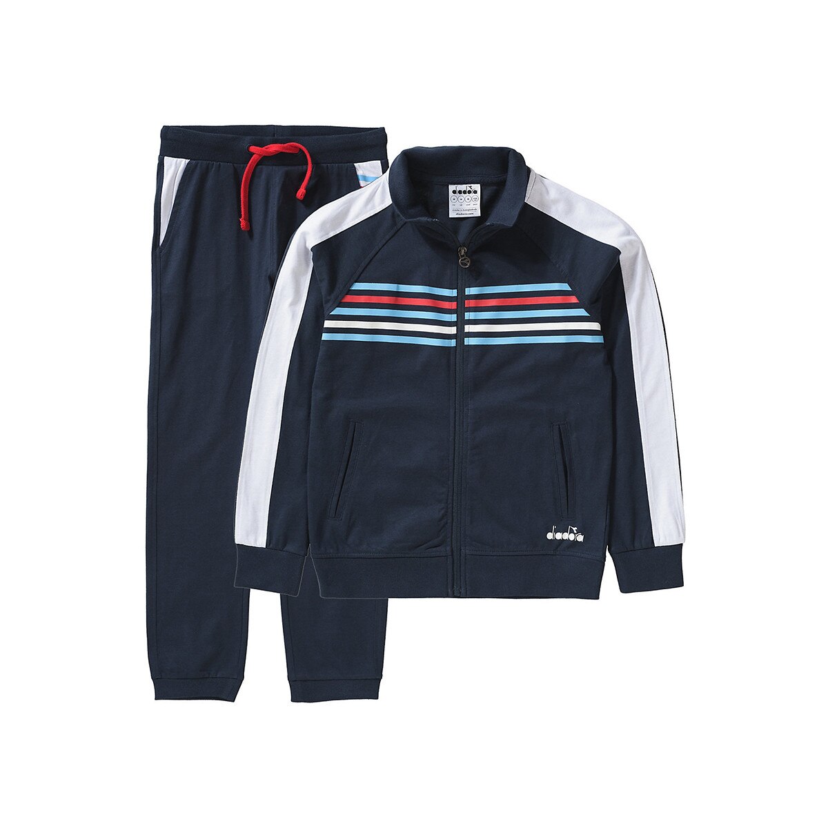 Compleu jogging baieti, Diadora, bleumarin, 158/164 cm, 11-13 ani