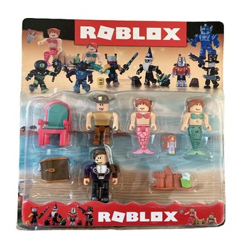 Set 4 figurine tip Roblox +3 ani,multicolor ,accesorii si sirene H 7 cm Set 4 figurine tip Roblox +3 ani,multicolor ,accesorii si sirene H 7 cm