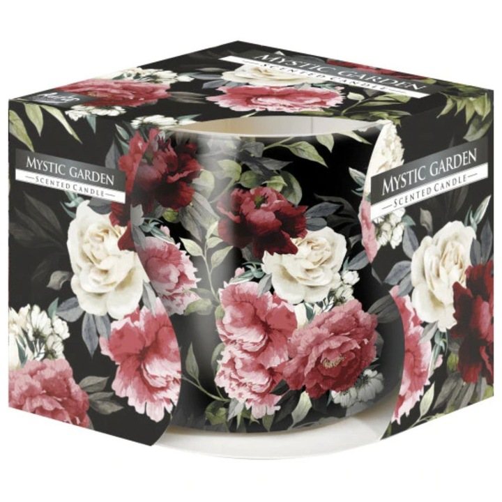 Ароматна свещ в стъклена чаша, Mystic Garden