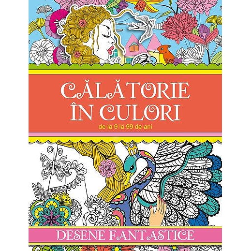 Calatorie in culori desene fantastice - Geanta Roxana