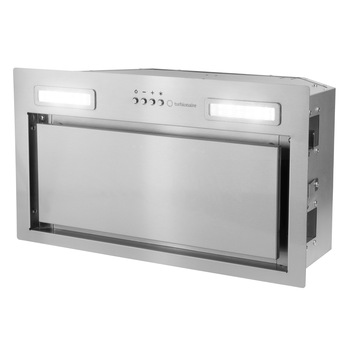 Hota incorporabila Turbionaire TAM50S, Capacitate absorbtie 610 mc/h, Clasa B, Aspiratie perimetrala, 3 viteze, Iluminare LED, 1 motor, 50 cm, Inox Hota incorporabila Turbionaire TAM50S, Capacitate absorbtie 610 mc/h, Clasa B, Aspiratie perimetrala, 3 viteze, Iluminare LED, 1 motor, 50 cm, Inox