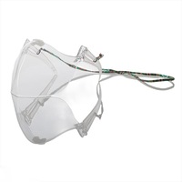 Masca transparenta de protectie, policarbonat, Allegra Mask, Marimea L
