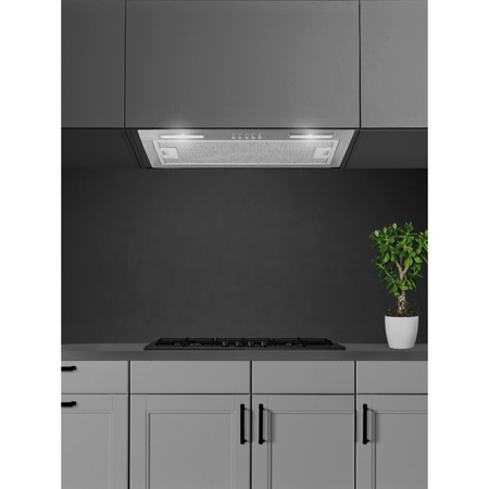 Hota incorporabila Turbionaire Luna 50, Motor 460 mc/h, Iluminare LED 3200K, 3 viteze, Filtru grasimi din aluminiu in 5 straturi