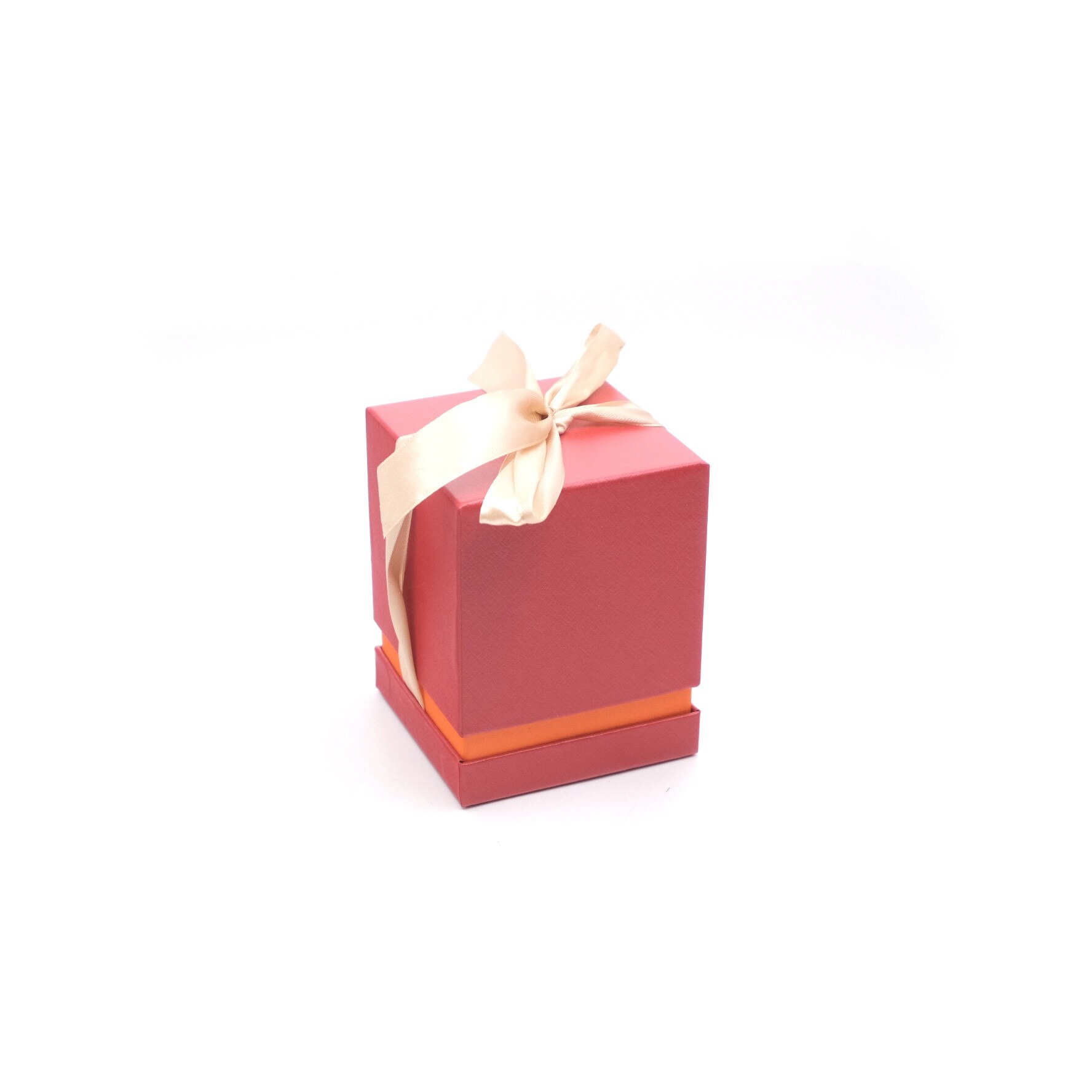 Stationary Brown Fragrant Set 2 cutii pentru cadouri, cu funda, rosu, 12 cm inaltime - eMAG.ro