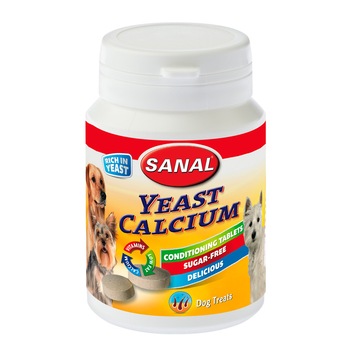 Vitamine si minerale pentru caini, Sanal Yeast- Calcium 75 g Vitamine si minerale pentru caini, Sanal Yeast- Calcium 75 g