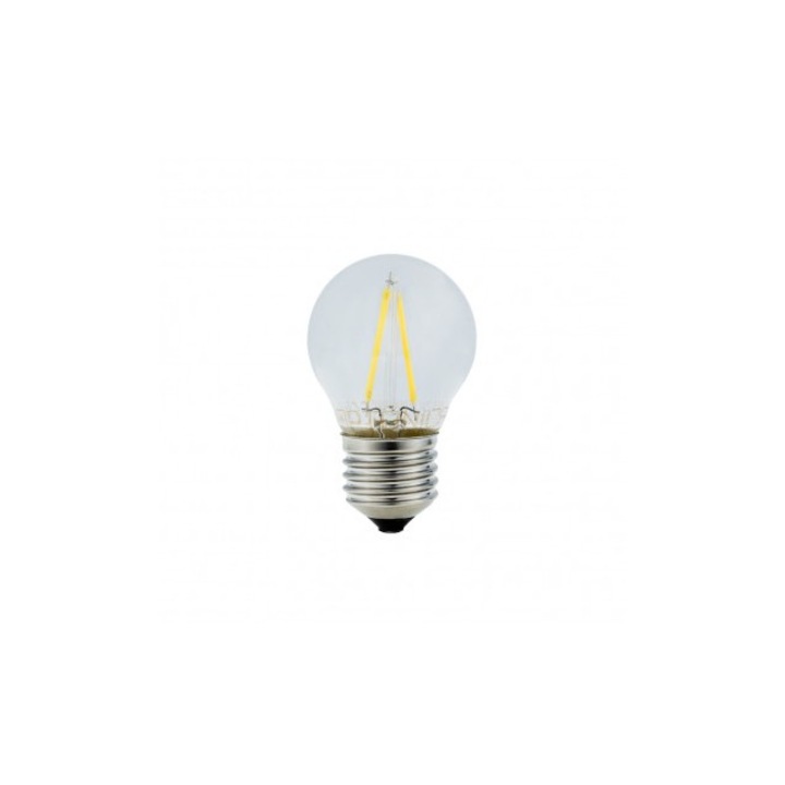 LED крушка с нажежаема жичка E27 G45 2w неутрално бяло