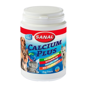 Vitamine si minerale pentru caini, Sanal Dog Calcium Plus, 200 g Vitamine si minerale pentru caini, Sanal Dog Calcium Plus, 200 g