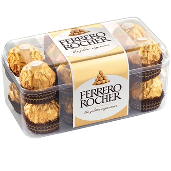 Praline Ferrero Rocher, 16 bomboane, 200g