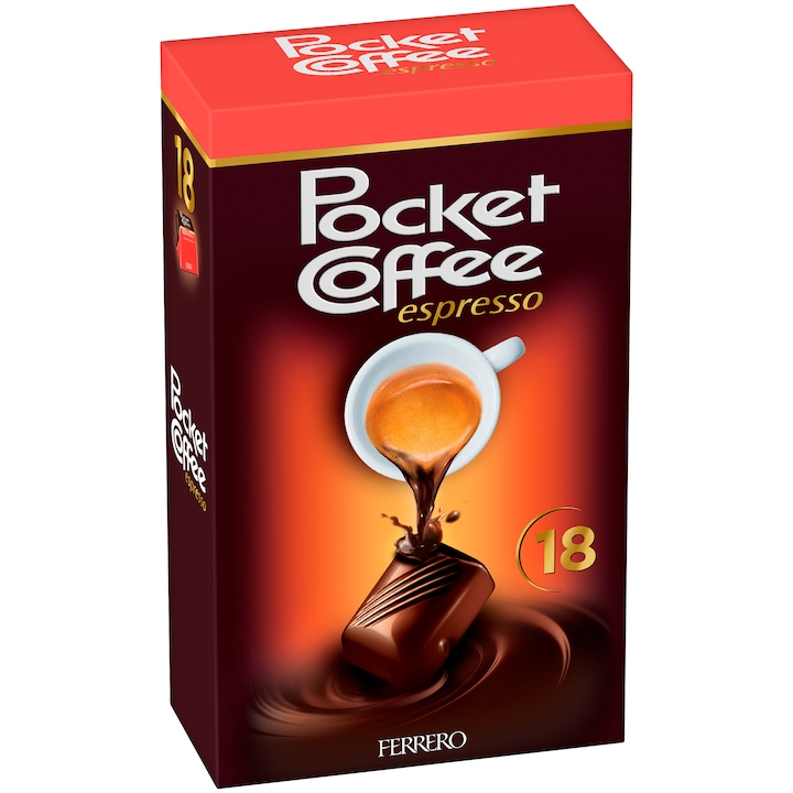Praline de ciocolata cu aroma de cafea Pocket Coffee, 225g