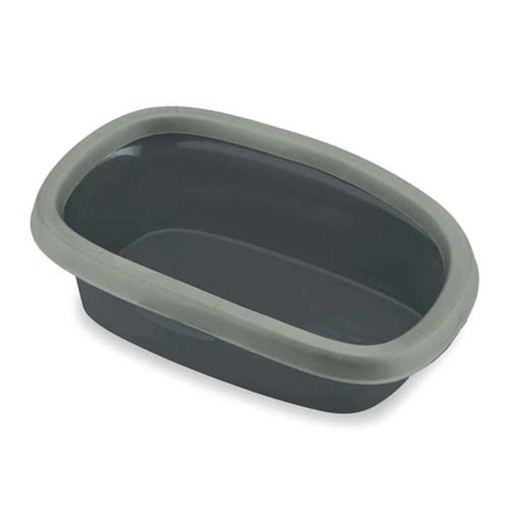 Litiera, Stefanplast, Green Line Sprint 20, Gri/Gri verde, 39 x 58 x 17cm