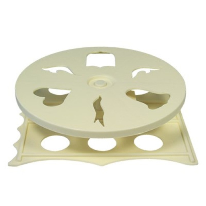 Suport tort decupat, rotativ, 25 cm, PME