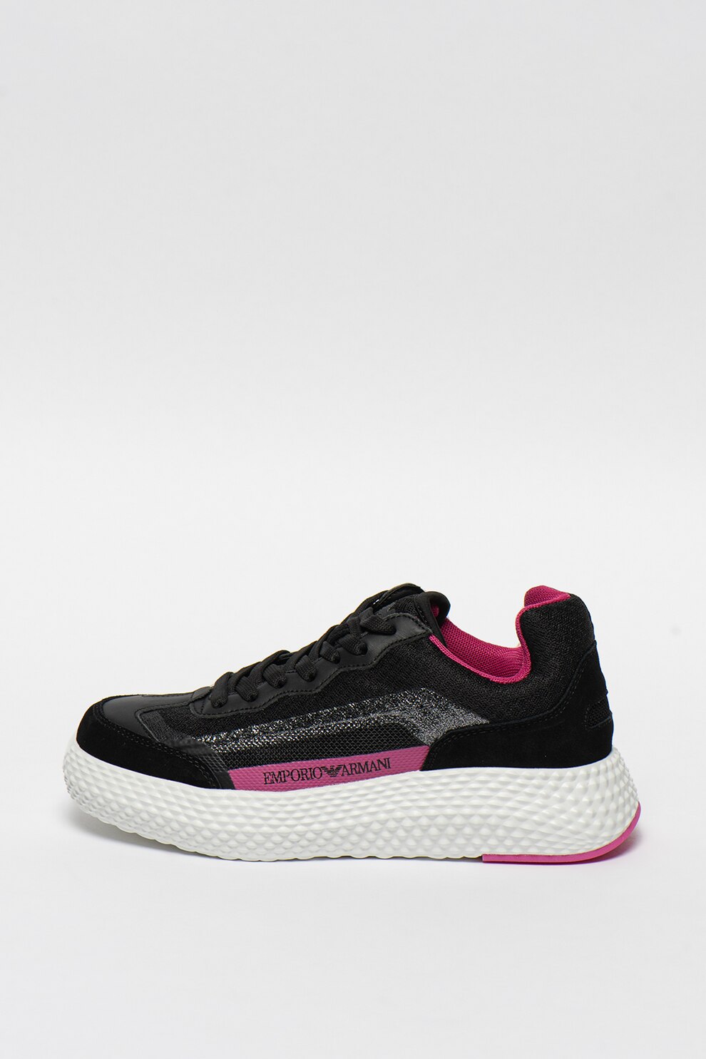 Emporio Armani, Pantofi sport cu talpa texturata
