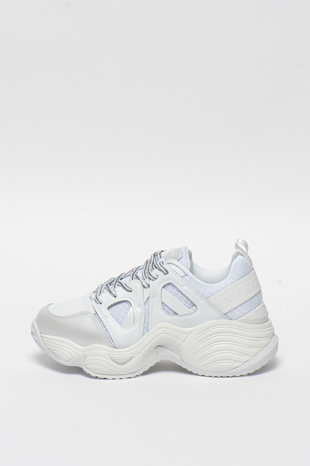 Emporio Armani, Pantofi sport cu insertii de piele