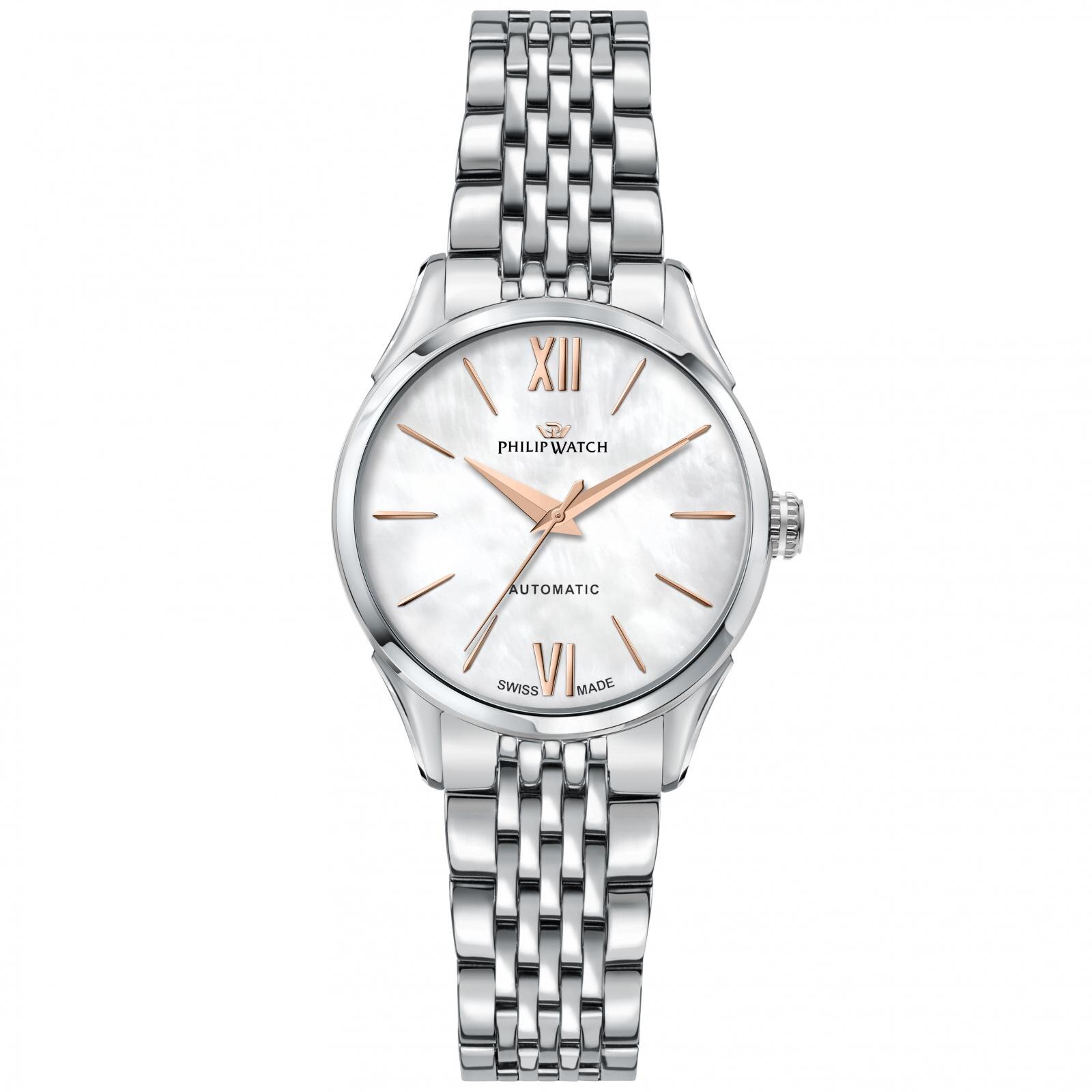 Ceas dama Philip Watch R8223217502 Automatic Argintiu