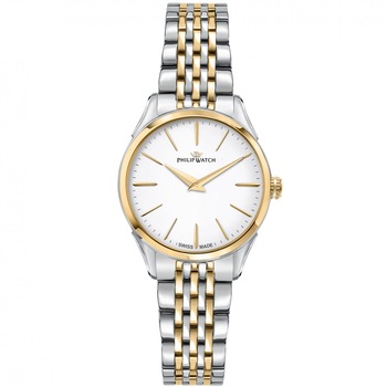 Ceas dama Philip Watch R8253217503 Quartz Argintiu, Auriu Ceas dama Philip Watch R8253217503 Quartz Argintiu, Auriu
