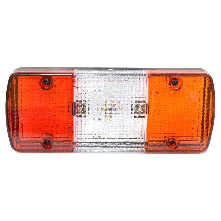 Lampa spate dreptunghiulara 28 LED-uri cu 3 compartimente 24V