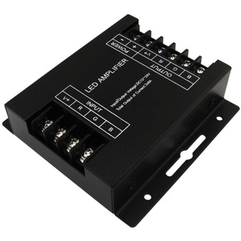 Amplificator, pentru benzi led, rgbw, 4X8A, 12-24V dc, RGBWAMP32A, Ultralux Amplificator, pentru benzi led, rgbw, 4X8A, 12-24V dc, RGBWAMP32A, Ultralux