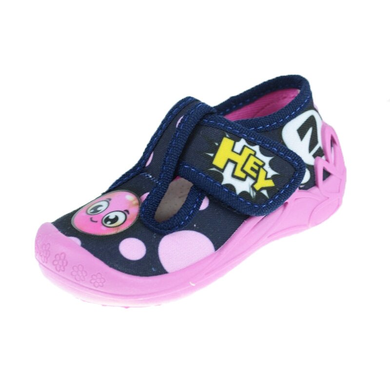 Pantofi din panza pentru fete 3F F3-25, Bleumarin