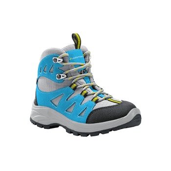Bocanci de trekking usori One Tex Mid Junior Garsport, Negru/Albastru/Turcoaz/Verde Bocanci de trekking usori One Tex Mid Junior Garsport, Negru/Albastru/Turcoaz/Verde