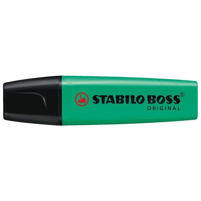 Textmarker Stabilo Boss Original, Verde inchis