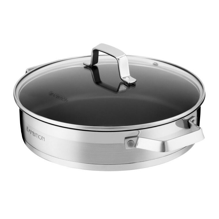 Tigaie 28cm Ambition cu capac Invelis Ilag Ultimate Kitchen