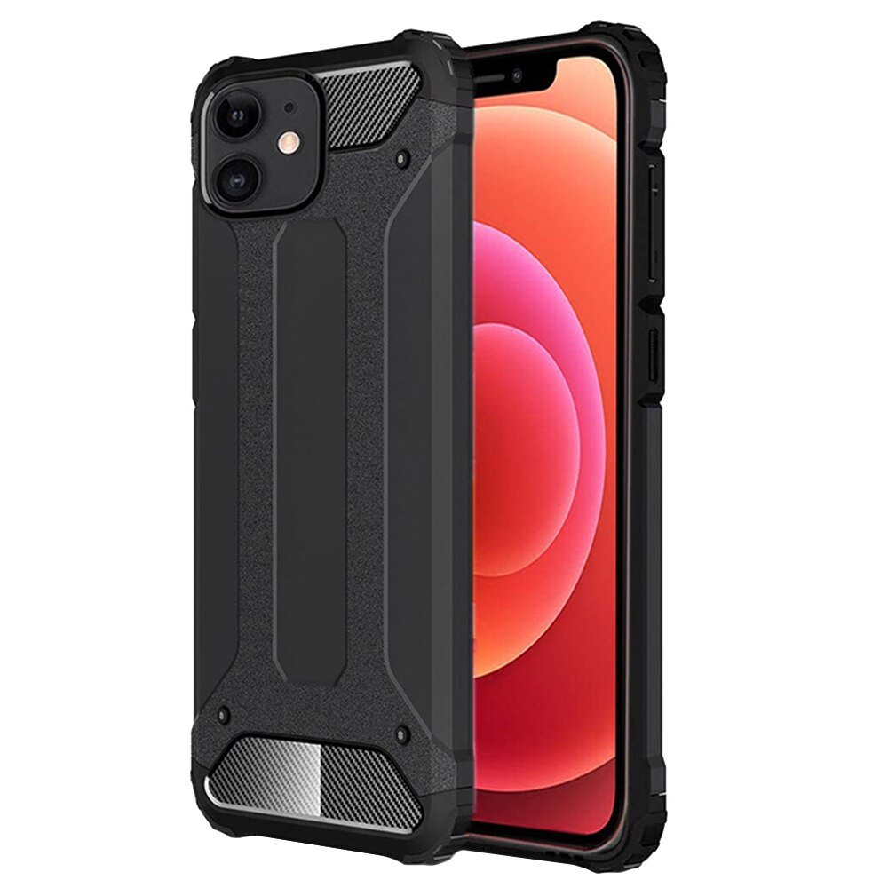 Husa iPhone 12 Mini, Hybrid Armor Rugged, Negru